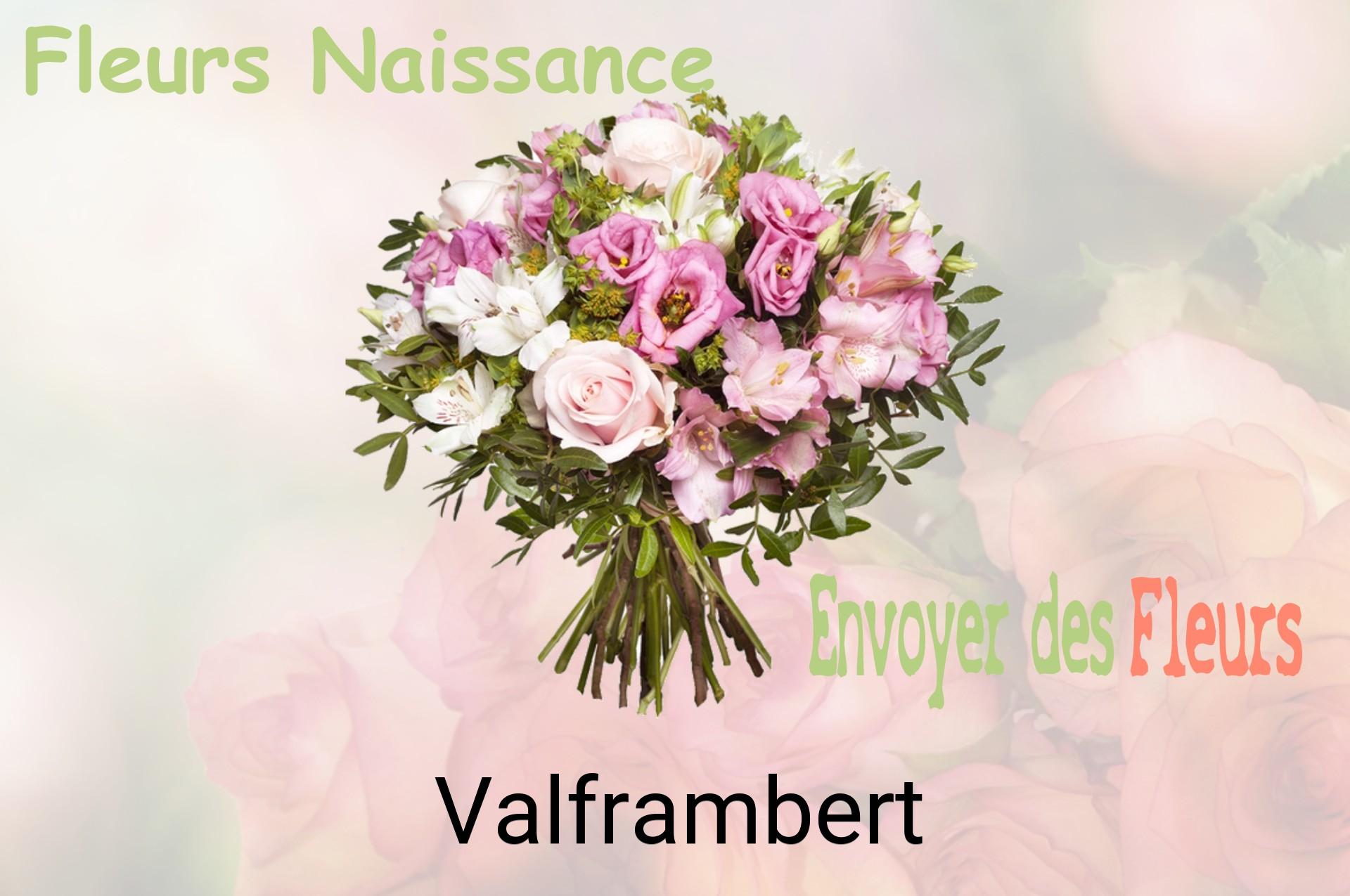 Bouquet de fleurs de naissance livré à Valframbert